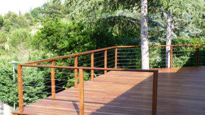 Création d’une terrasse en bois à Sollies près de Toulon