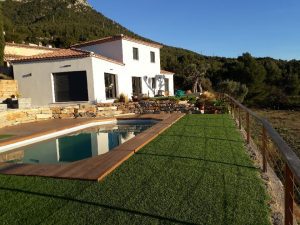 Terrasse bois, La Valette